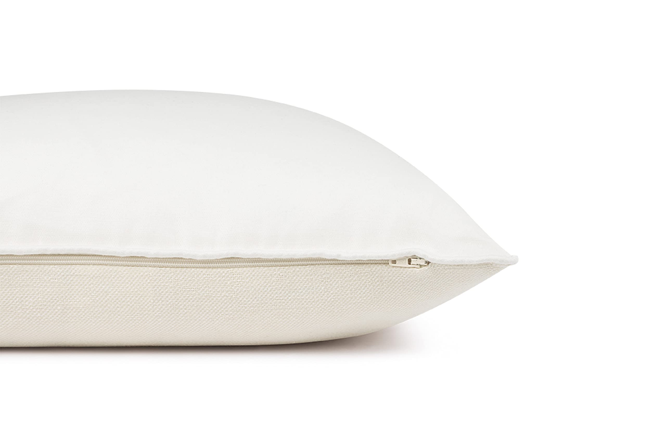 Schöner Wohnen Kollektion Kissenbezug Soft 2er Set - Kissenbezug 45x45 Baumwolle - Dekokissen Offwhite - Kissenbezug ohne Füllung - Sofakissen waschbar pflegeleicht