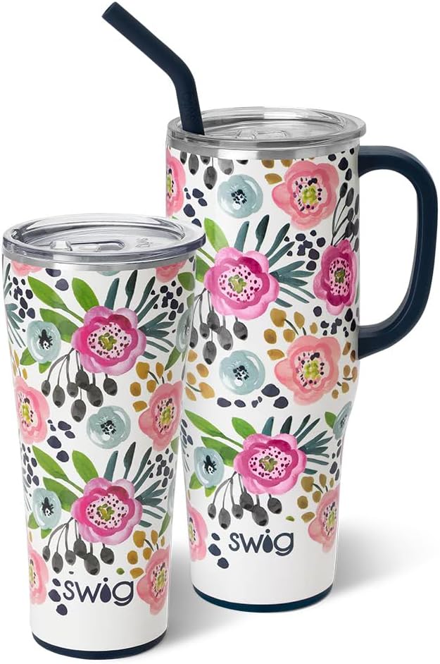 Swig Life Primrose Mega Set 40oz Travel Mug with Handle