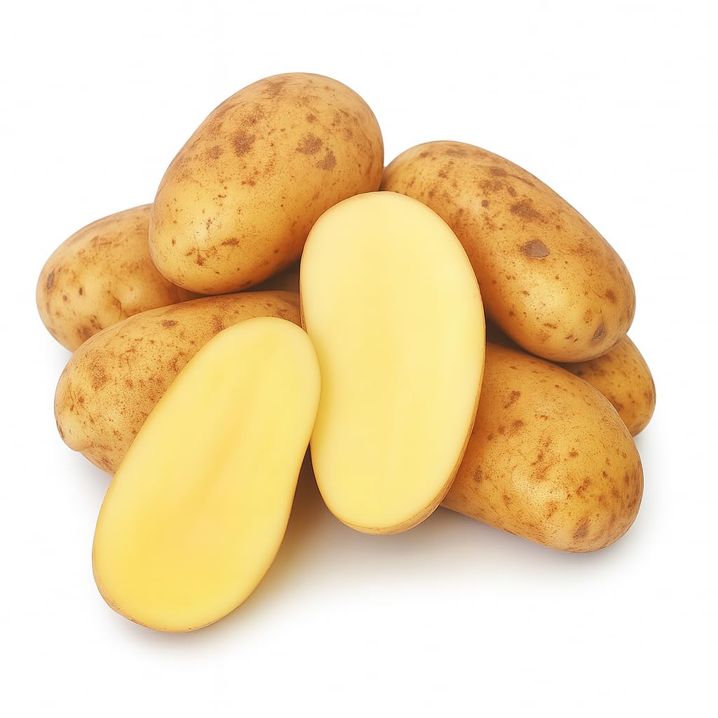 Kartoffeln Speisekartoffeln Annabelle 1-25 KG frische Ernte 2025 festkochend Salatkartoffel zum Grillen für Kartoffelsalat, Pellkartoffeln, Bratkartoffeln, Pommes Frites, Butterkartoffeln (10)
