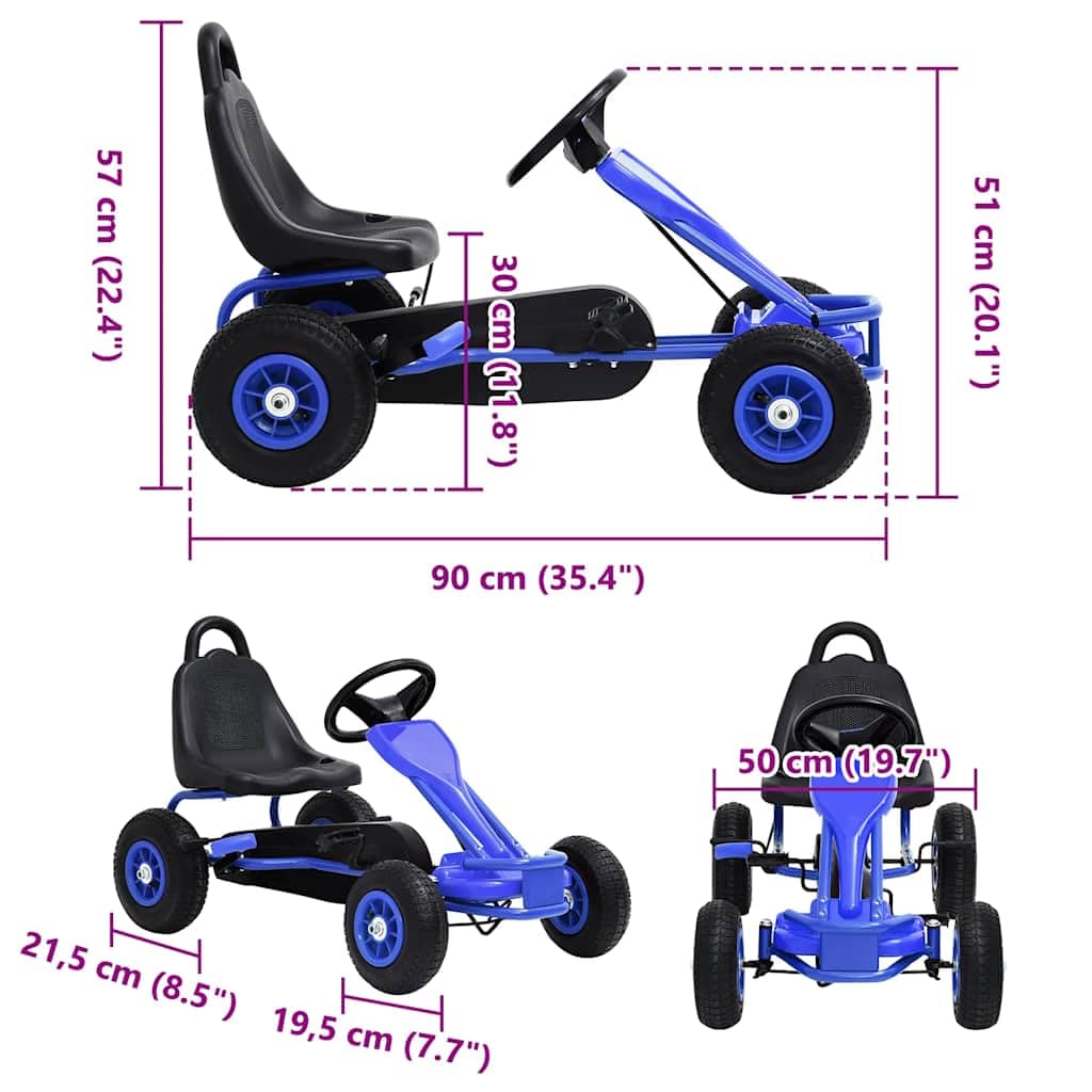 Pédales Frein & Accélérateur Go Kart | 2 Pièces En Caoutchouc Et Fer Antidérapant, Pour Kart, UTV, ATV, Quad
