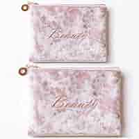 YAOION 3er-Set Gesteppte Make-up-Taschen – Reise-Kosmetiktasche Aus Segeltuch, 26x19x3 Cm, Mit Reißverschluss