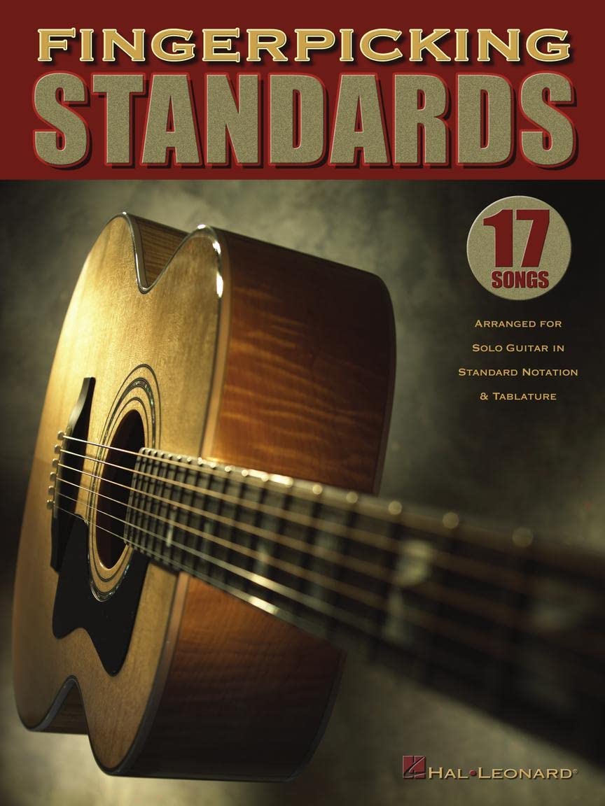Fingerpicking Standards. Guitar: 17 Songs Arranged for Solo Guitar in Standard Notation & Tablature Paperback – Illustrated, 30 Jun. 2022