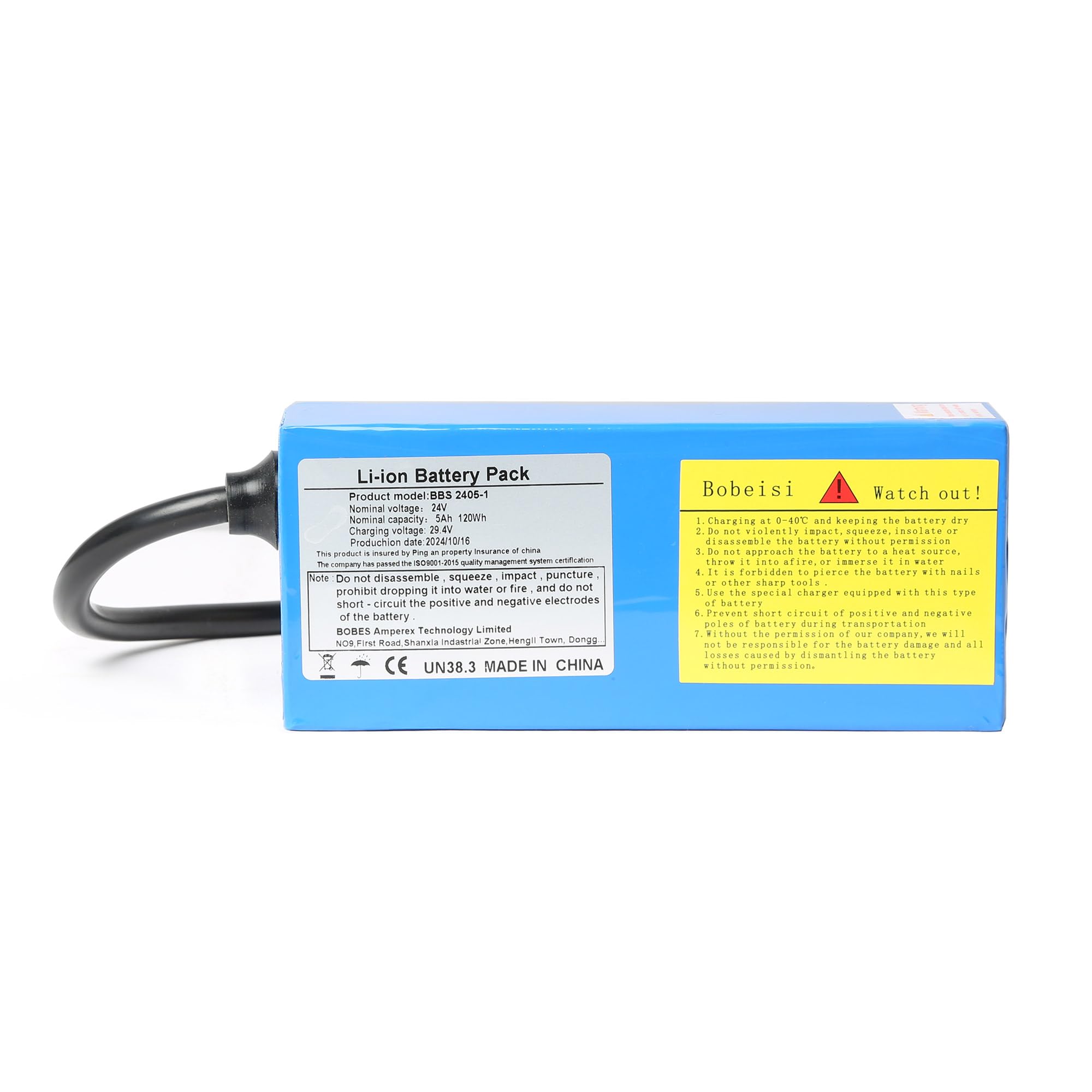 smallemon Sincebron Lithium-ion Battery 24V 5Ah for Electric Rollator