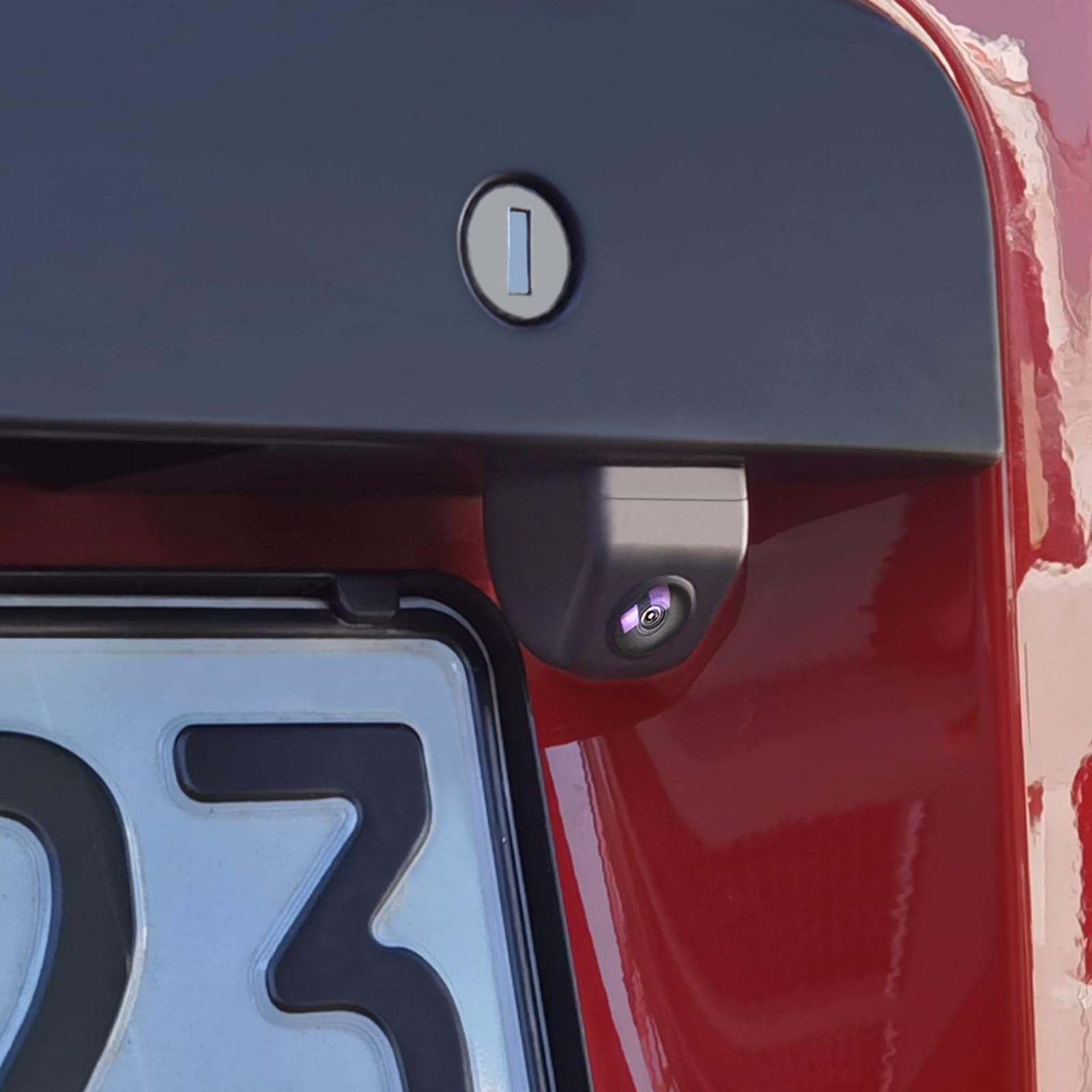 DYNAVISION Auto Rückfahrkamera | Universal Kamera mit 170° horizontalem, 90° vertikalem Weitwinkel, AHD | NTSC Rückfahrkamera | 9mm Bohrung; CAMUNI-002RV Lite