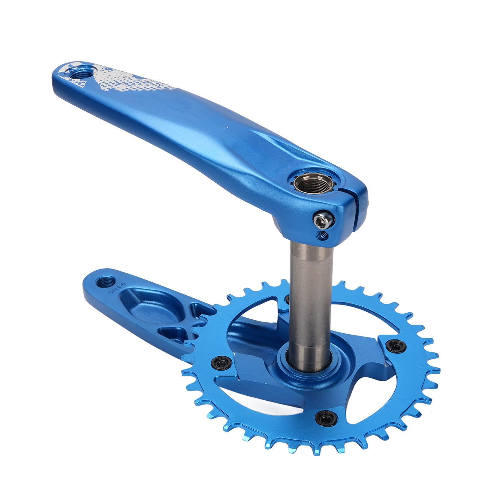 Zestaw Ramion Korby Rowerowej Hollow Zintegrowany Mechanizm Korbowy 36T Tarcza Dolna, Wspornik Dolny 8-12 Prędkości Dodatni Ujemny Ząb Górska Droga Niebieski