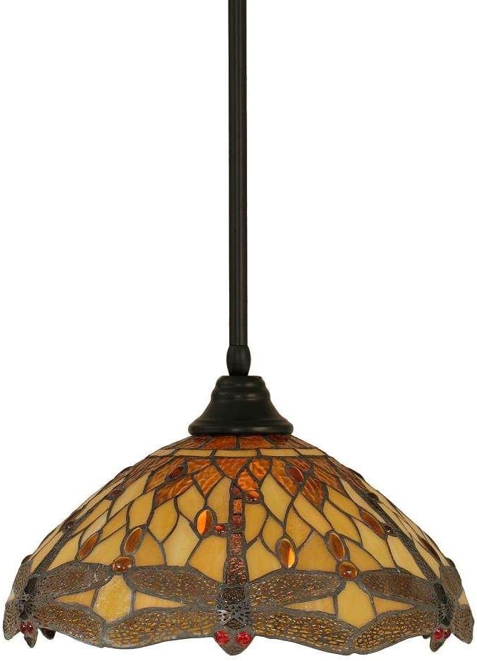 Toltec Lighting 26-NAB-308 Any 3 Light Stem Pendant 16" Bubble Glass