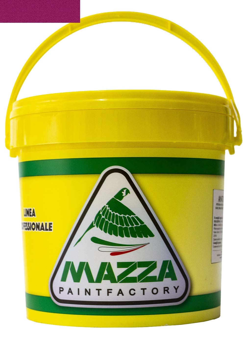 MAZZA Pittura Al Quarzo Per Muri Interni Ed Esterni Lt 5 Ad Alto Potere Coprente Colorificio (Orchidea Fuxia Mz1134)