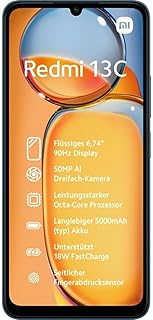 XIAOMI Redmi 13C 8GB RAM 256GB ROM [Version Globale] (Navy Blue)