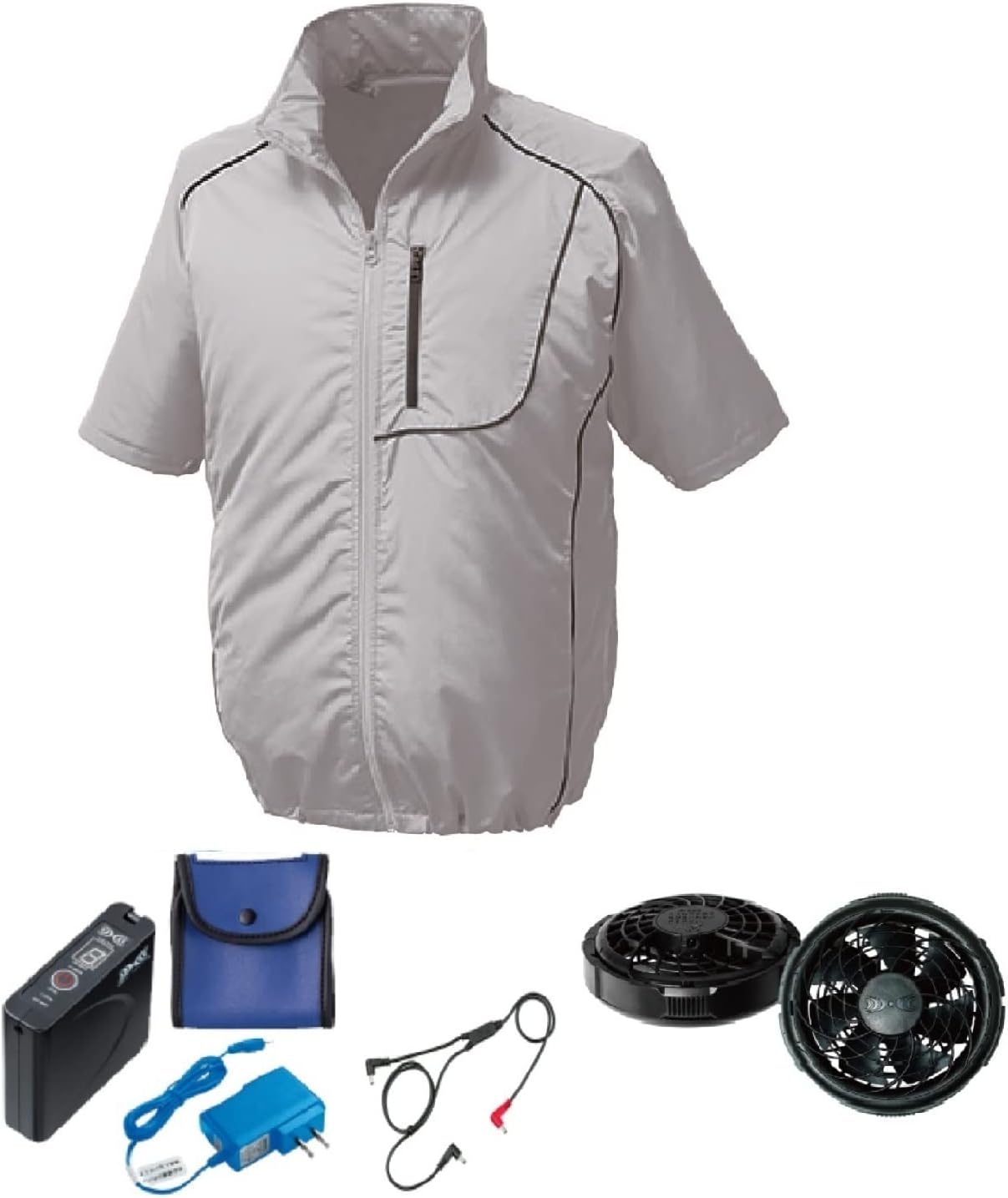 Papas カバーオール ワークジャケット ロゴ刺繍 Mサイズ ブラック系 黒