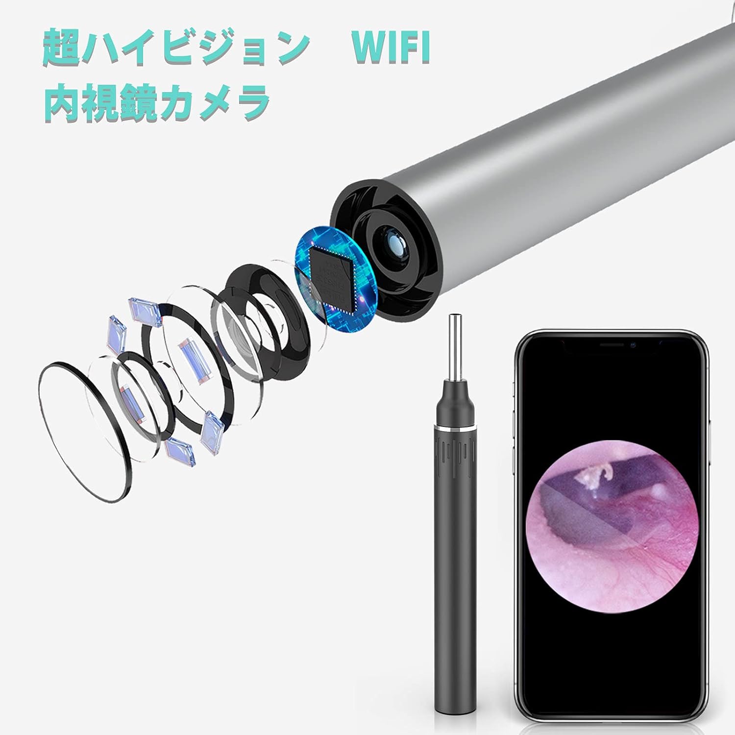 Amazon Co Jp ファイバースコープ ワイヤレス内視鏡カメラ Ovifm 3 9mm 1080p高画質usbカメラ 6つledライト付き 収納筒デザイン 暗闇撮影内視鏡 防水機能 録画可能cddカメラ 携帯スタンド マイクロスコープ Android Iphone対応 エンドスコープ 家電 カメラ