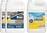 Vinyl Renu Premium Siding Restorer – Lasts 10+ Yrs.| Restores Original Color & Beauty To All Siding Types - Vinyl, Hardie Board, Aluminum | Immediate Results | Rejuvenates & Protects Siding, Garage