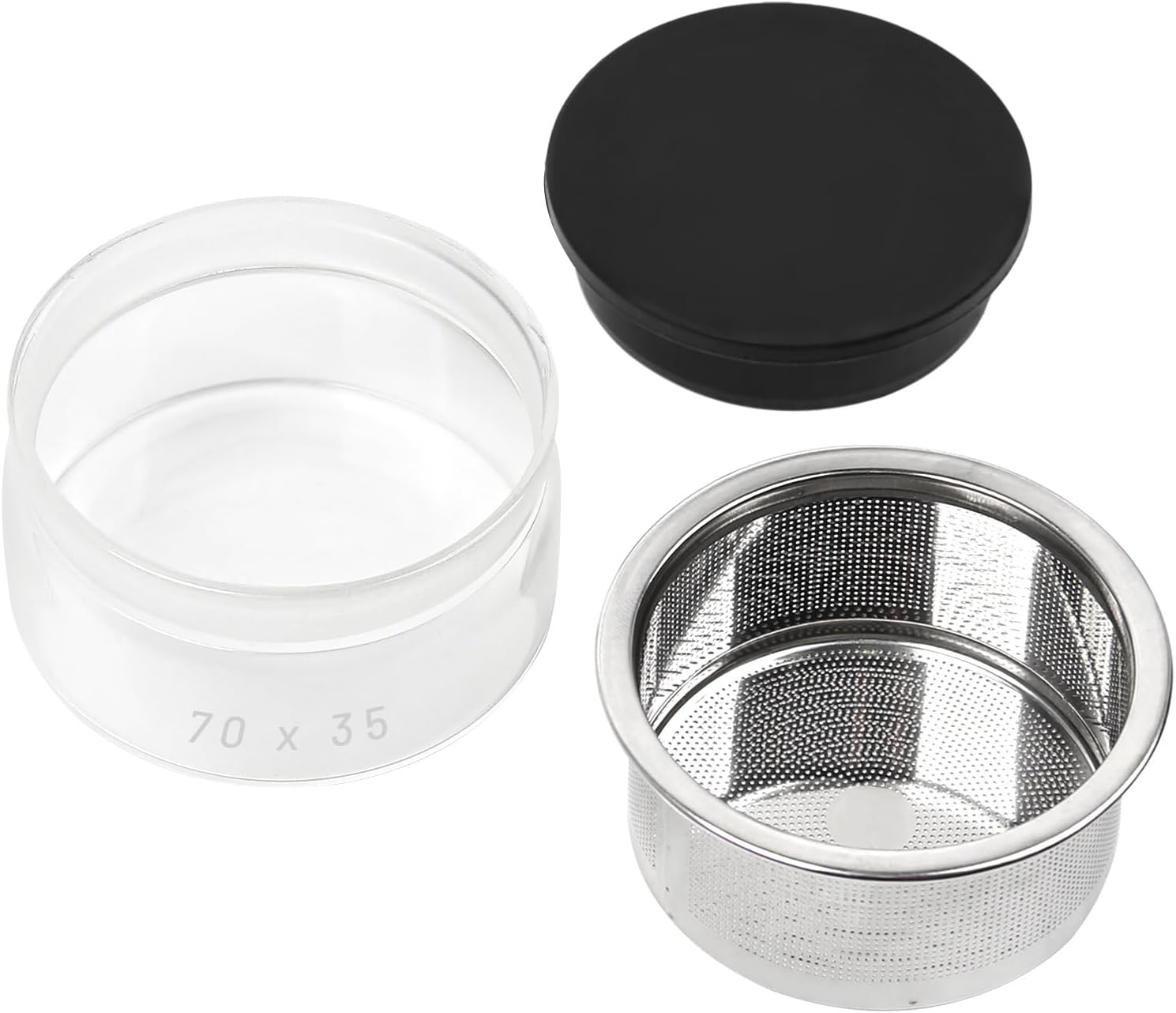 Watch Oil Parts Washing Jar,Watch Cleaning Kit with Stainless Steel Mesh Strainer, Watch Repair Tool, Stainless Steel Watch Cleaner, Washing jar for Jewelry