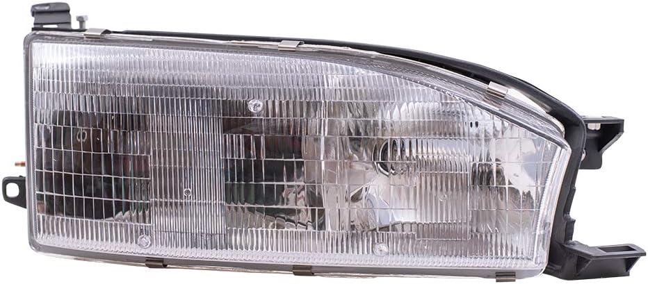 Brock Replacement Driver and Passenger Headlights Headlamps Compatible with 81150-06011 81110-06011
