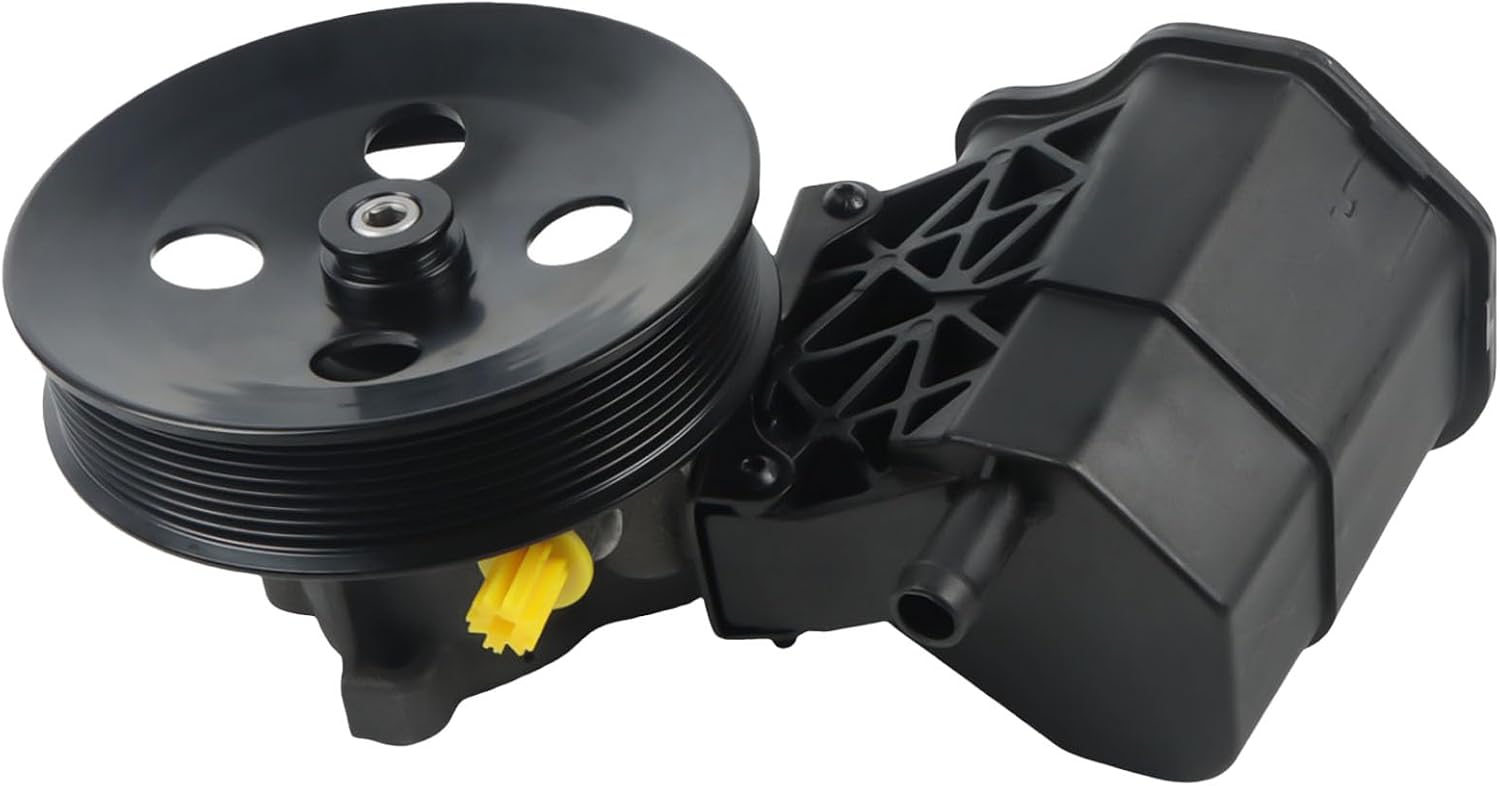 20-70268 Power Steering Pump, with Pulley & Reservoir, Fits for 2003 2004 2005 2006 2007 Ram 2500 Ram 3500 4.7L 5.7L 5.9L, OE-Quality Power Assist Pump, Replace OE 5073241AA 52106842AE