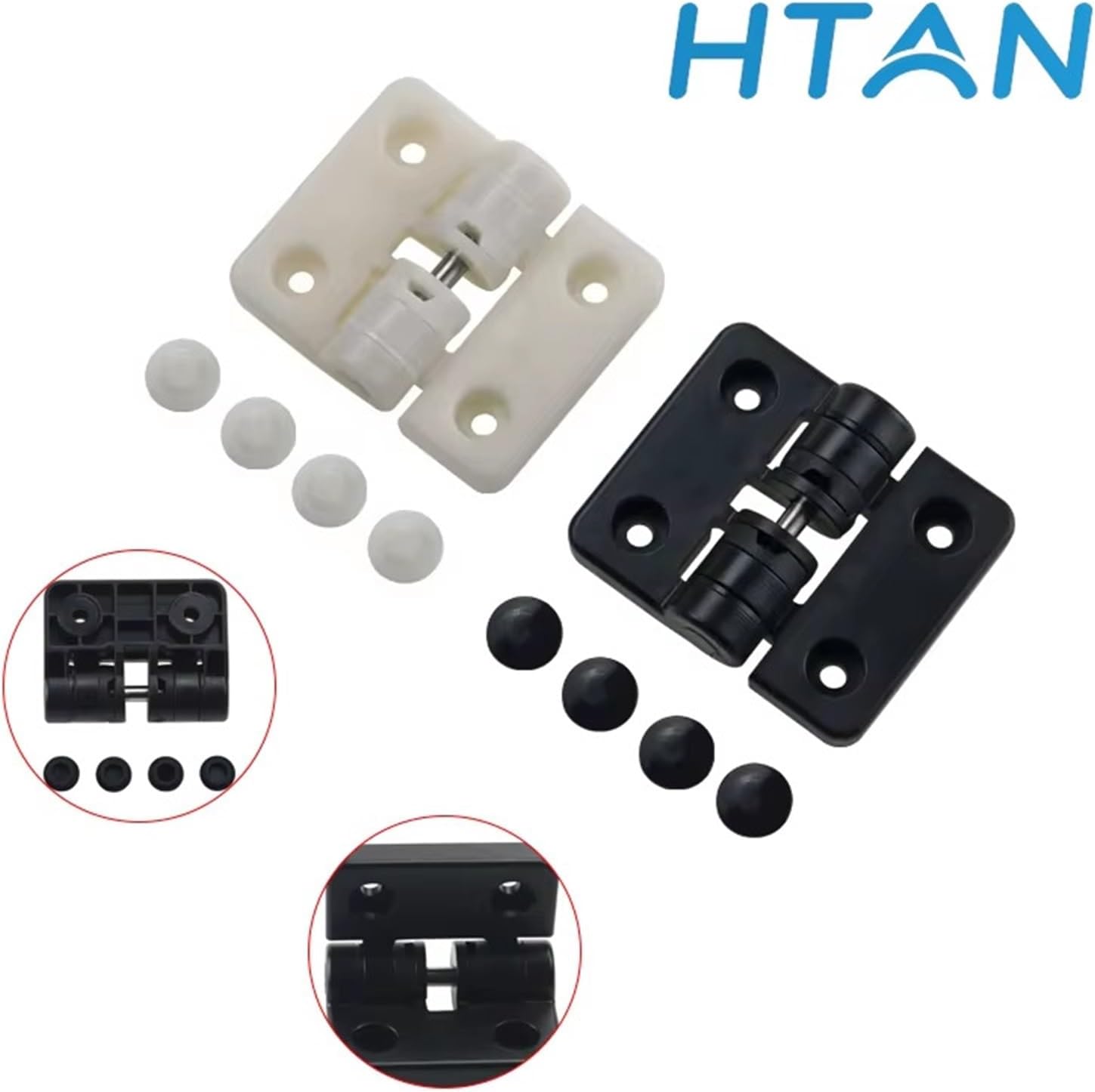 90-Degree Resin Damping Torque Hinges for Industrial Electrical Mechanical Positioning Hinges 1Pcs(Black)