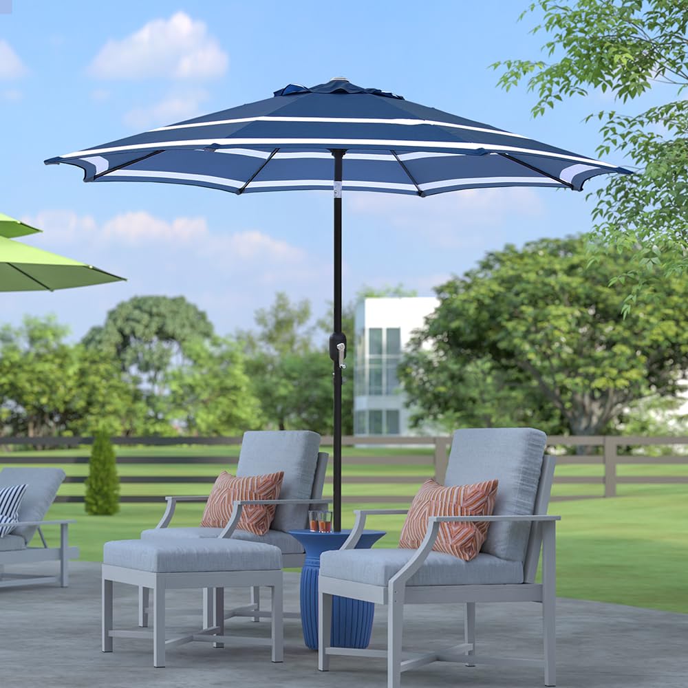 abo gear patio umbrella Amazon.com : ABBLE 9 Ft Pattern Outdoor Patio Umbrella with Tilt and Crank,  Weather Resistant, UV Protective Umbrella, Durable, 8 Sturdy Steel Ribs, Market  Outdoor Table Umbrella