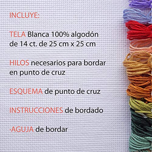 Cross Stitch Kit, White - Image 2