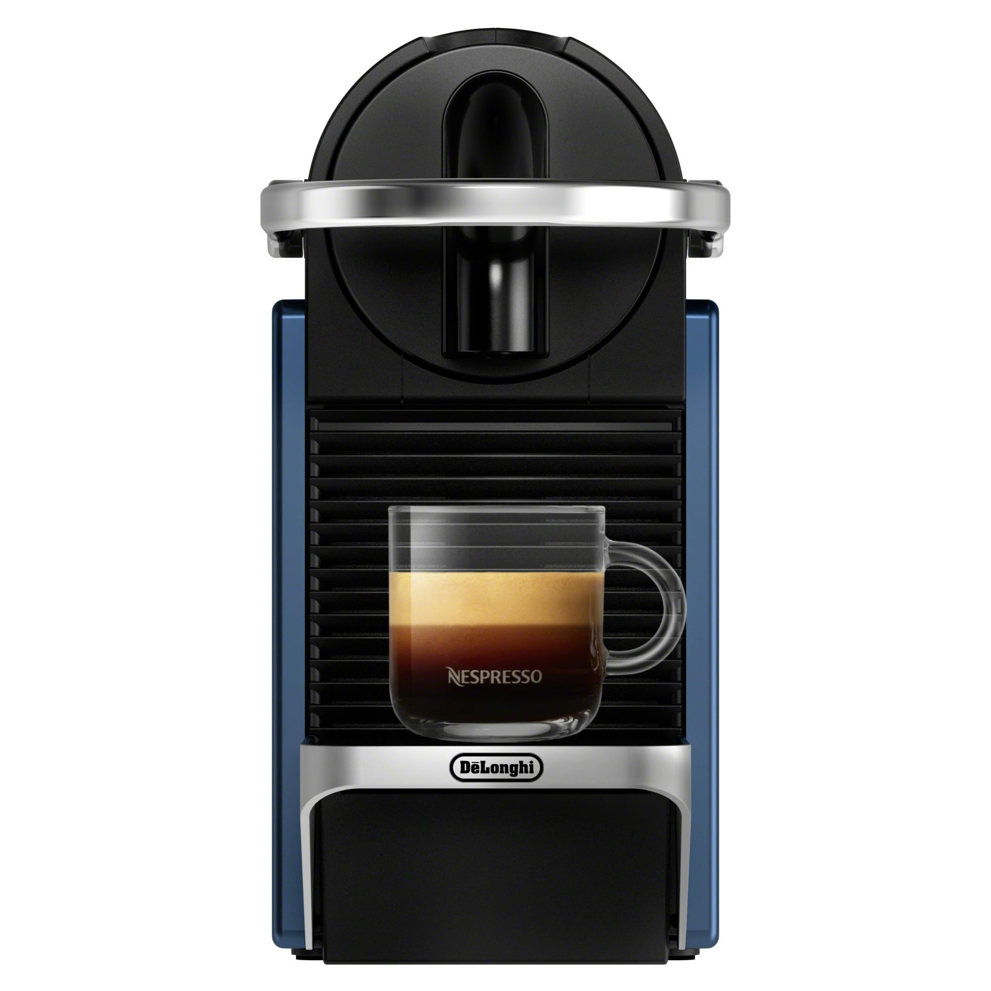 Pixie Espresso Machine by De'Longhi, Dark Blue