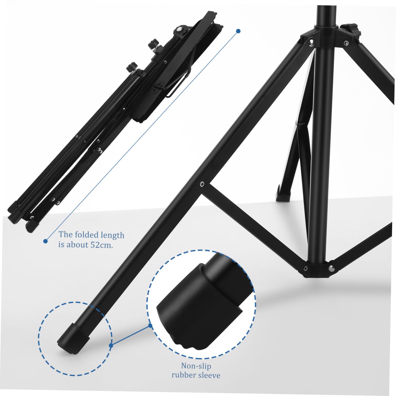 Spartiti Musicali Pieghevole Portatile in Ferro con Altezza e Angolo Regolabile Supporto Robusto per Pianoforte Chitarra e Tastiere Stand per Spartiti e Libri Musicali