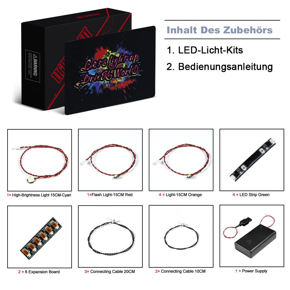 Kit d'éclairage LED pour Lego 75347 Kit de Maquette de Bombe TIE, kit d'éclairage de décoration à Faire soi-même pour Lego TIE Bomber 75347 Creative Toy Light (Pas de modèle Lego) - 5