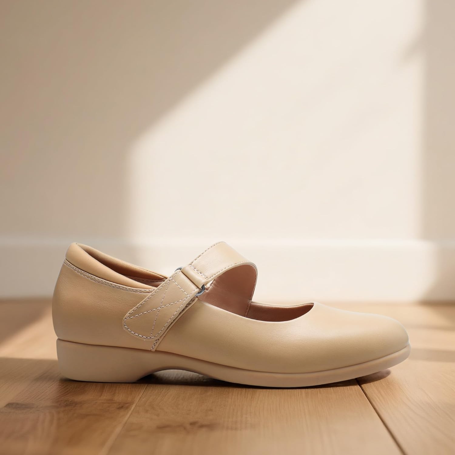 DREAM PAIRS Womens Ballet Mary Jane Flats, Comfortable Business Office Dress Shoes for Women Dressy and Work with Ankle Strap - Image 3