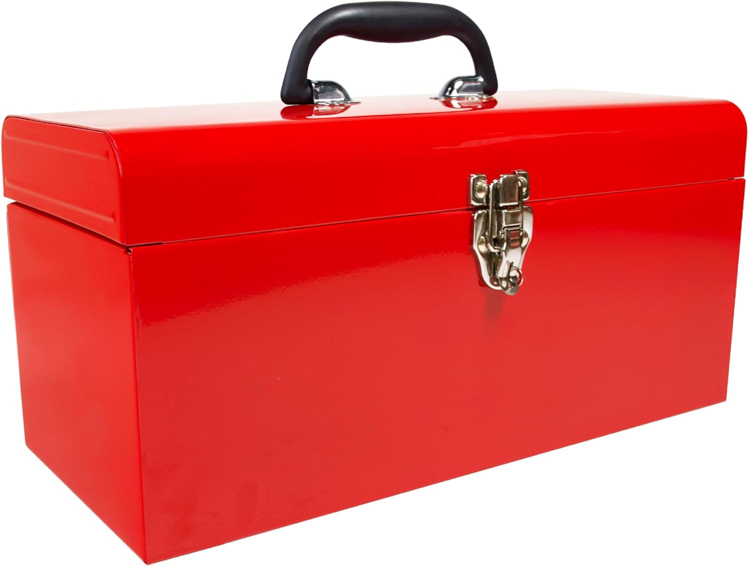Metal Tool Box 16in Folding Tool Storage Box Lightweight and Sturdy Storage Box Made of Heavy Steel