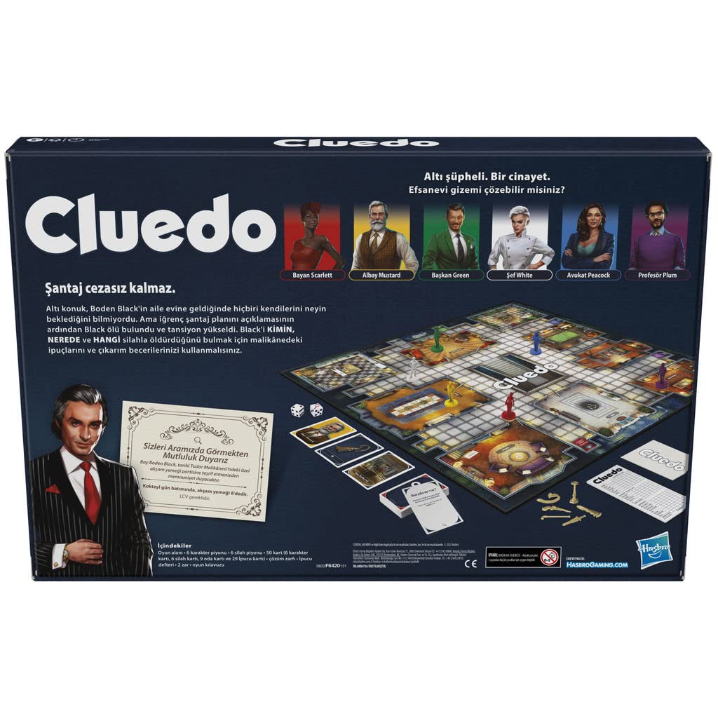 CLUE Cluedo Board Game for 6 : Amazon.in: Home & Kitchen