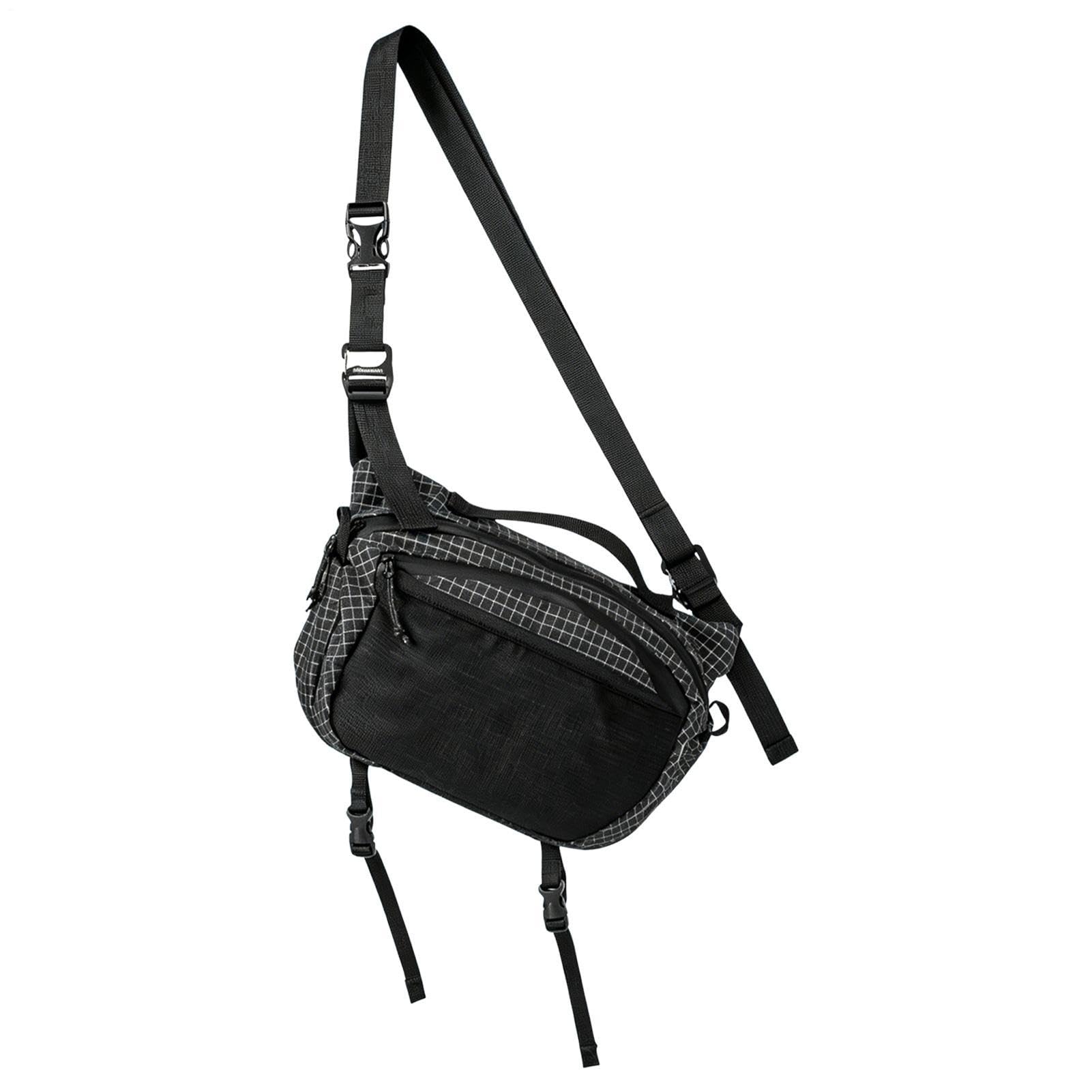 Borsa Pettorale Uomo Portafoglio Impermeabile a Tracolla | Running per Attività Outdoor Escursionismo Campeggio Ciclismo Pesca Pendolari
