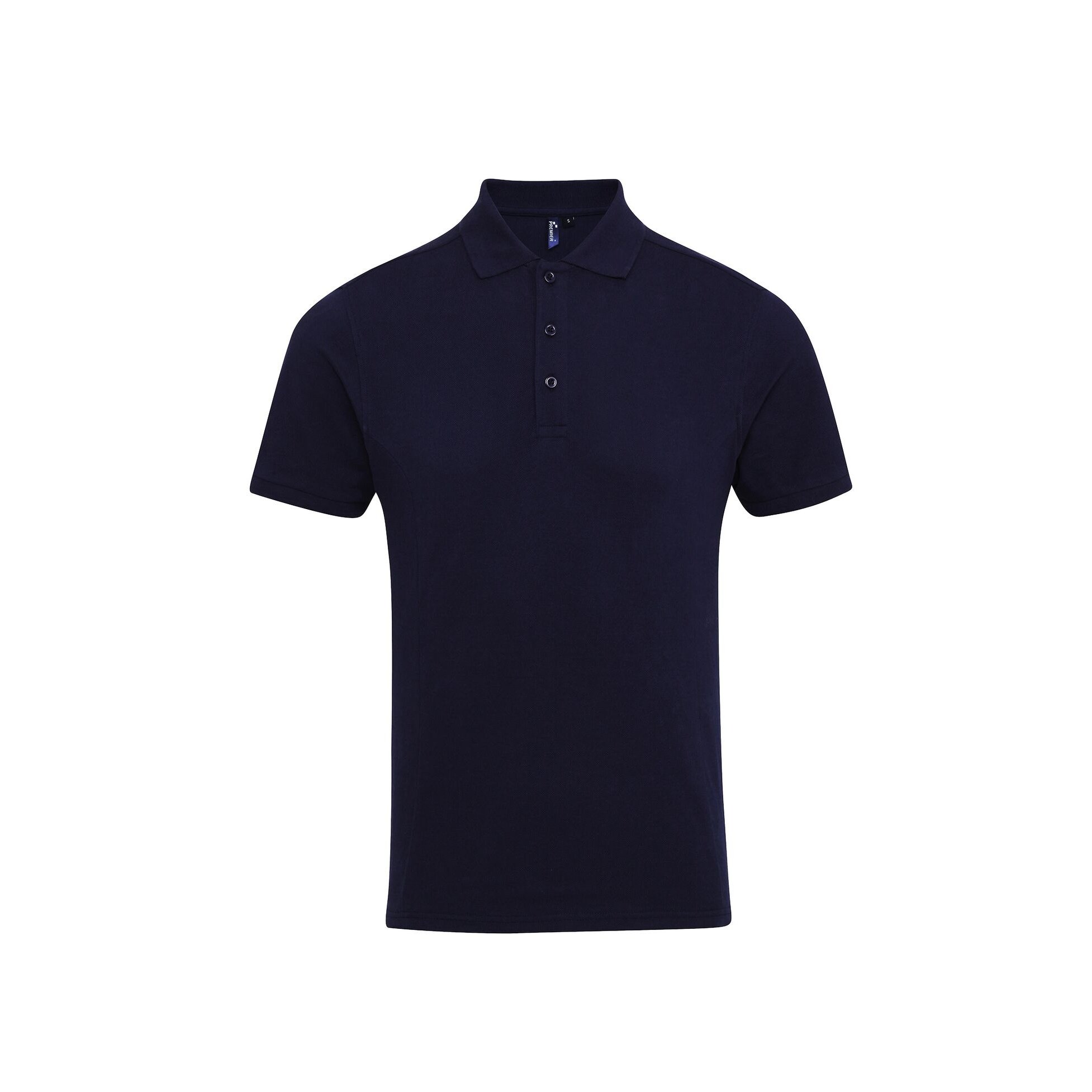 Premier Men's Navy Coolchecker Plus Pique Polo With Coolplus (M) (Navy)