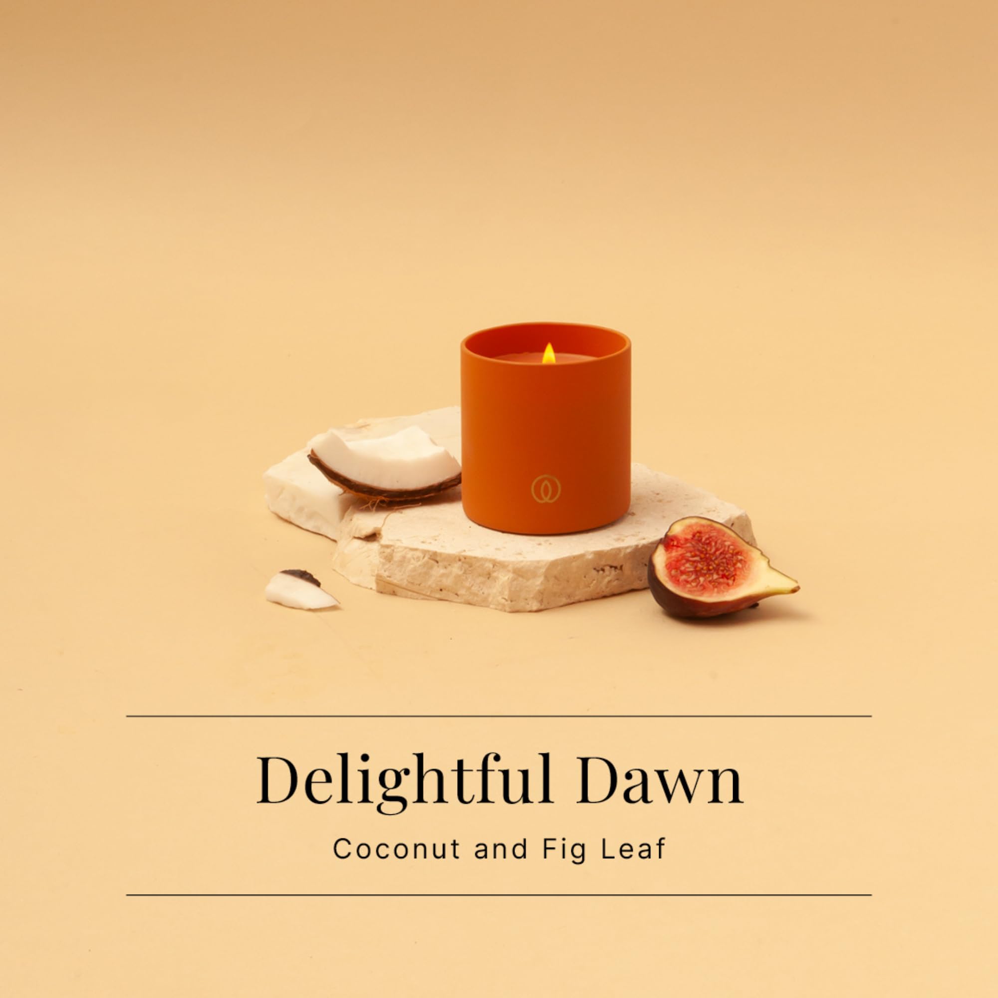 Spaas 6 candele profumate Glow, ± 35 ore, deliziosa alba, cocco e foglia di fico