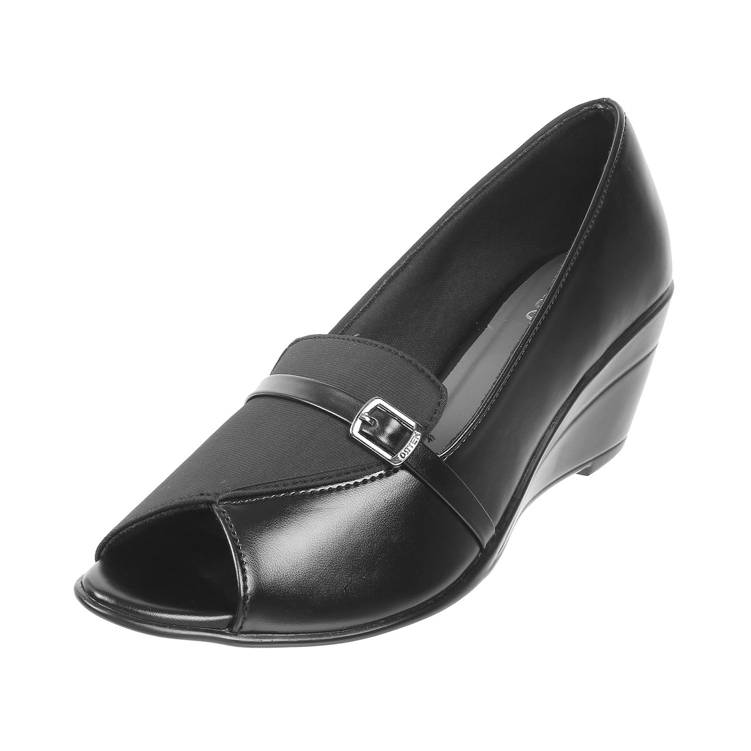 Metro Women Black Synthetic Leather Peeptoes UK/7 EU/40 (31-288) (B0CBSNKSSQ) Amazon Price History, Amazon Price Tracker
