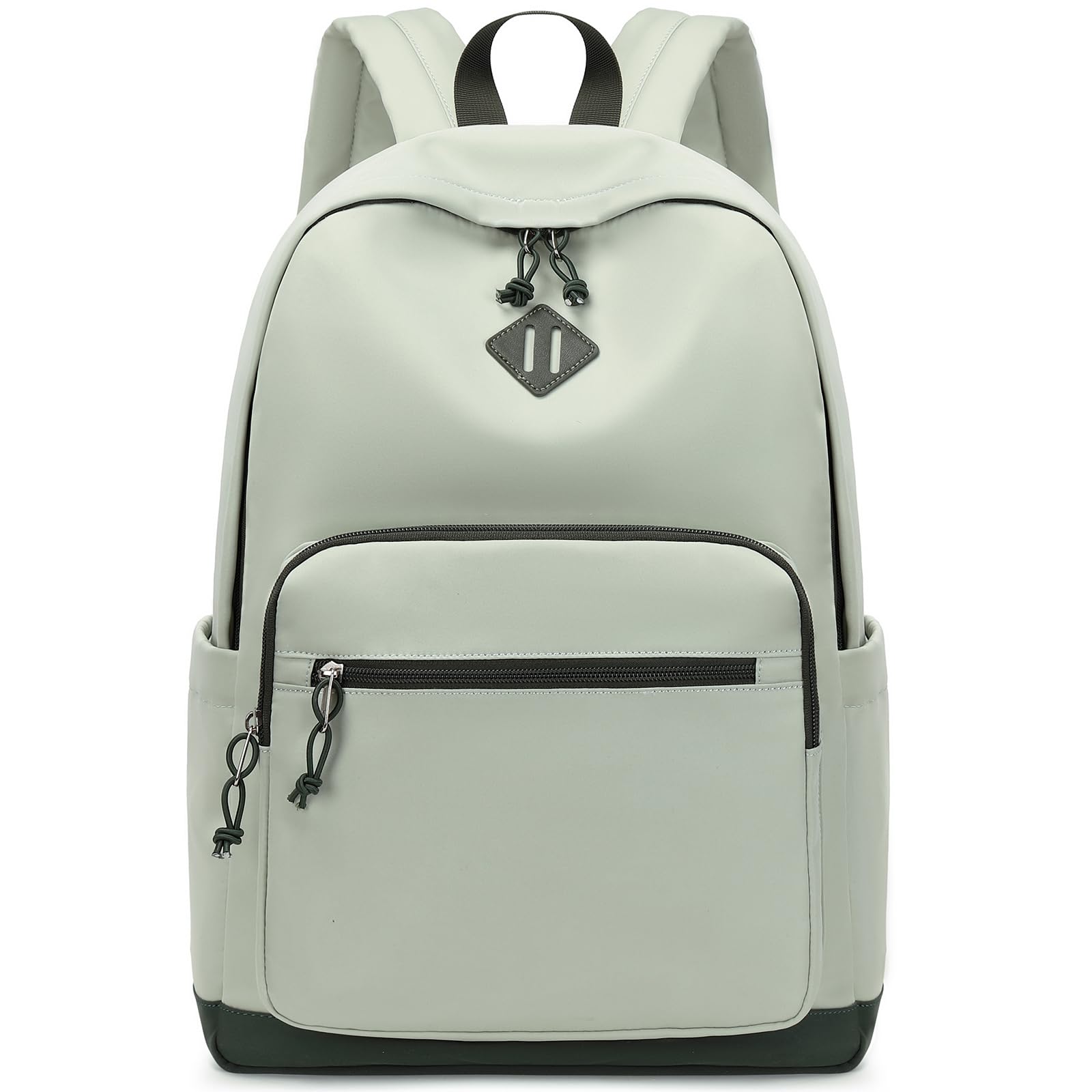 Lohol Classic Backpack for Girls Boys Teens, Lightweight Daypacks for School and Travel (Green)