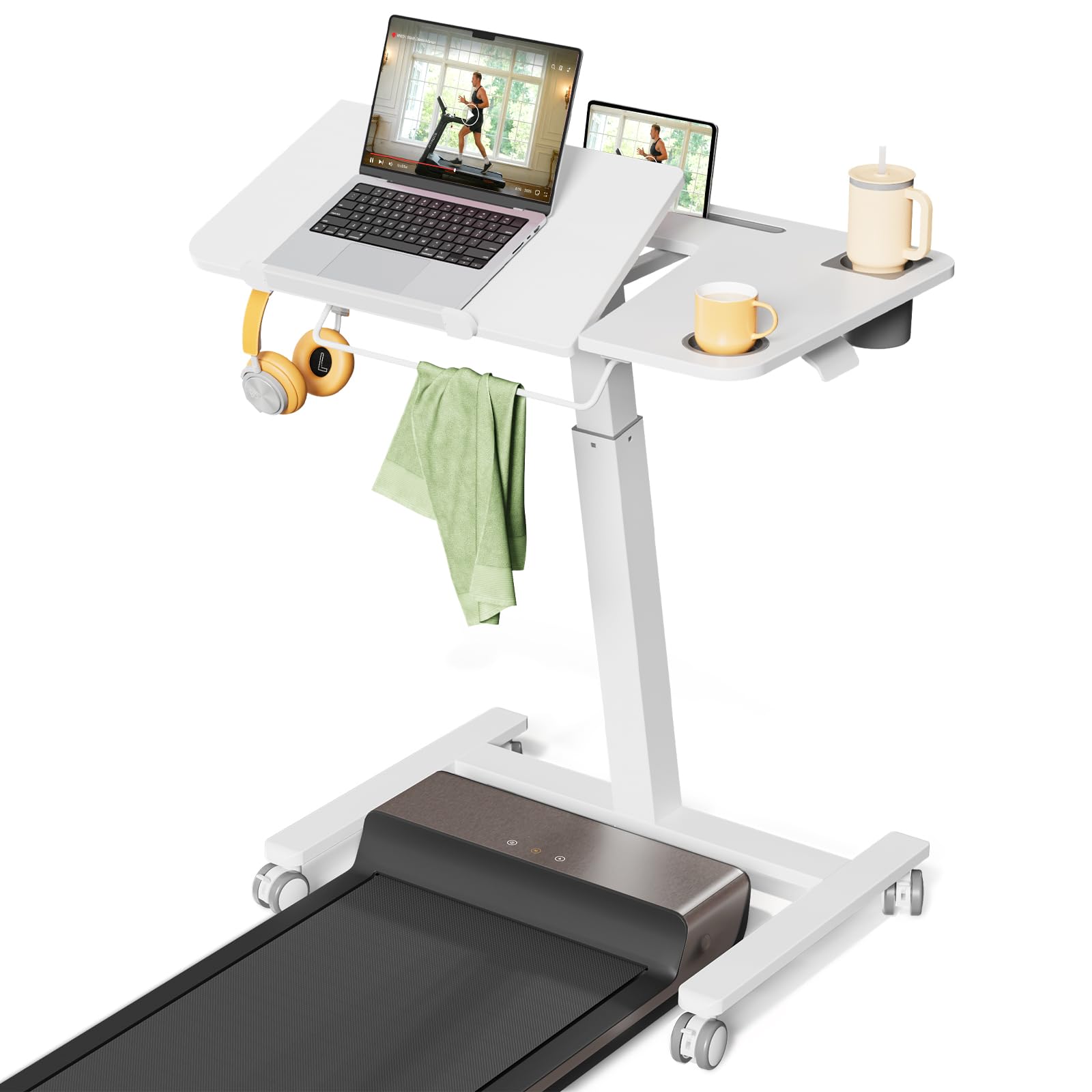 Photo 1 of NON-FUNCTIONAL, PARTS ONLY--------------------------------------------------------JOY worker Mobile Standing Desk for Treadmill, 31.5" Small Walking Pad Desk
