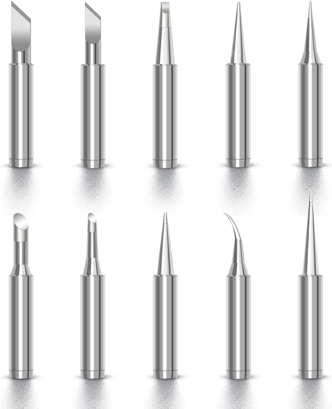 V TELESKY Soldering Iron Tips 10 pcs 900M Replacement Solder Tips for Atten, Quick,Aoyue,Yihua,Vastar,Sywon,Tabiger,SOAIY and X-Tronic Soldering Station