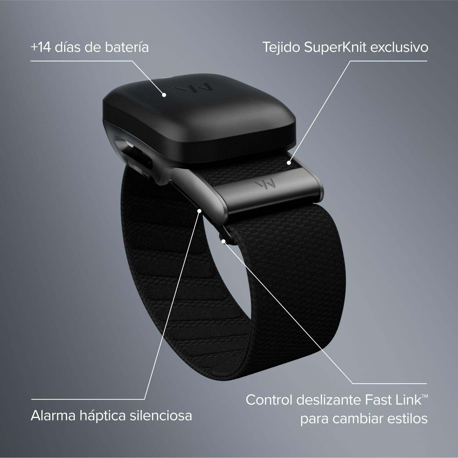 WHOOP – Suscripción de 12 Meses, Wearable de Salud y Forma física 5.0/MG, Control de Actividad 24/7 con VO2 máx, Seguimiento del sueño, Entrenamiento Personalizado, información del Ciclo Menstrual