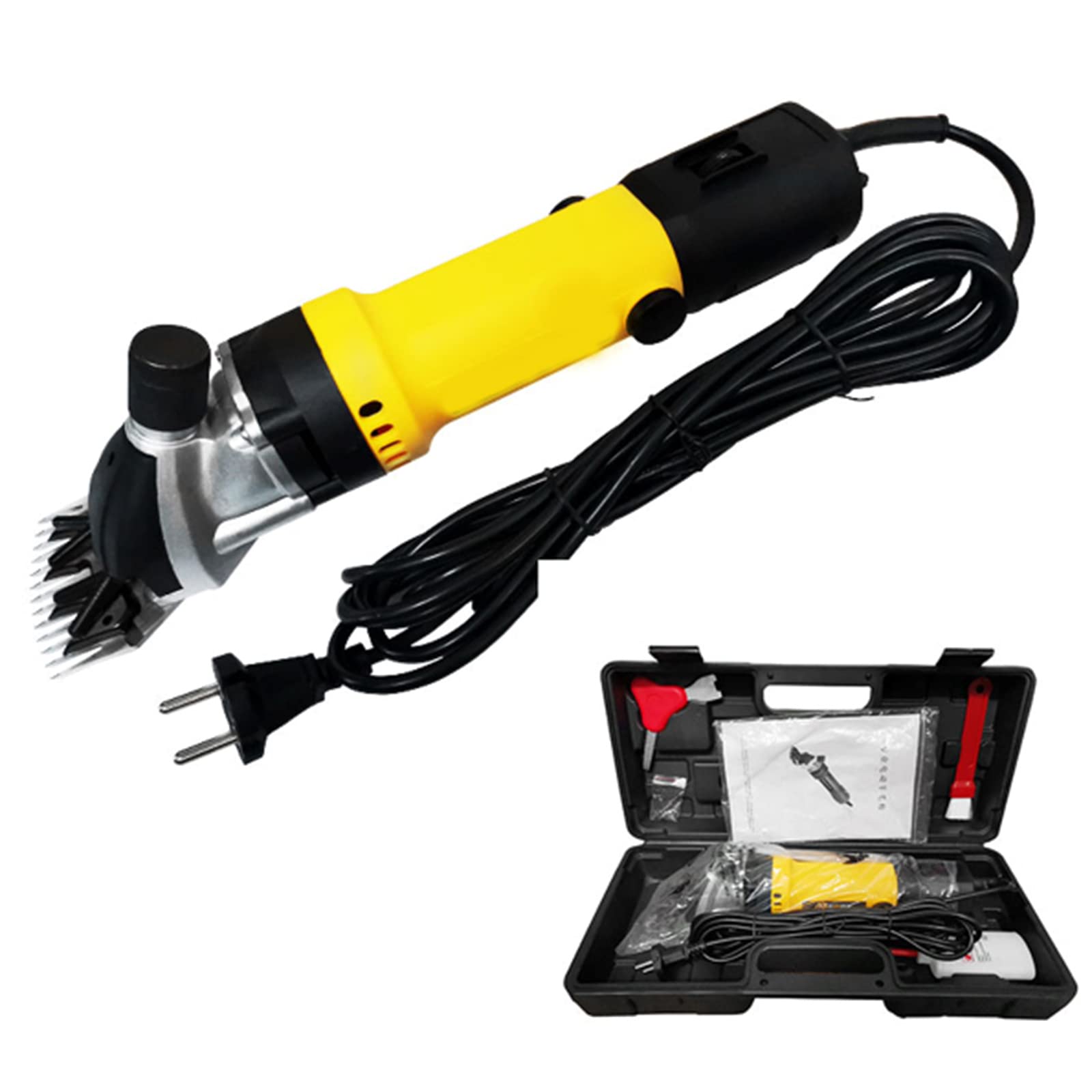 ZYXYYDS Kit de Corte de cortadora de Pelo eléctrica para Mascotas, 1000 W, Corte de Lana de Oveja, cortadora de Animales para Mascotas de Cabra, máquina de Corte de Granja