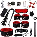 Neck to Wrist Bondage Restraints Set Leg Spreader Bar for Couples Sex Wrist and Ankle Straps Adult Play Queen Size Bed Bondaged Rope Cord & Rope for Bedroom Toys Bondaged Kit Women Sweatshirt H0