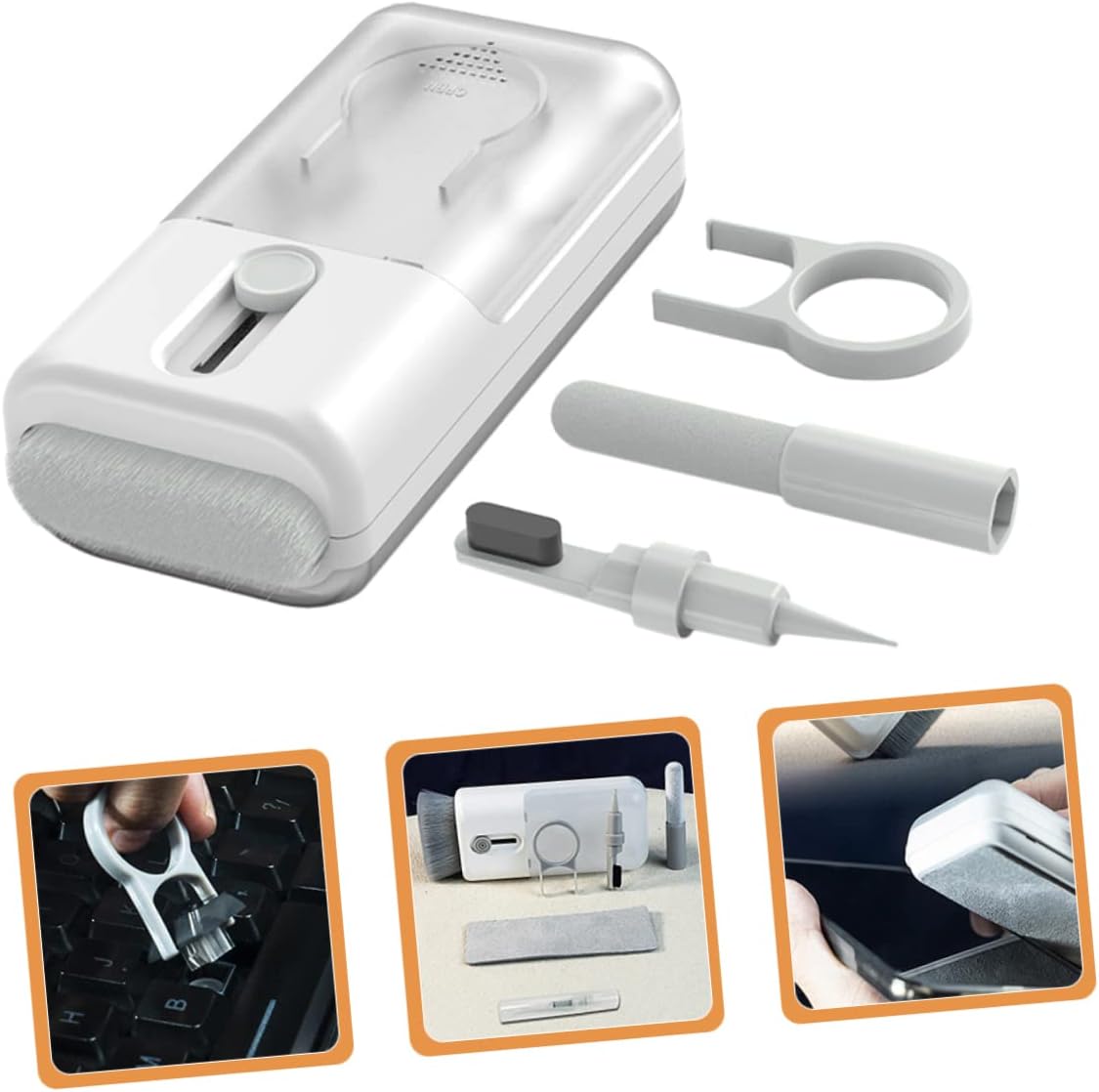 1set Multipurpose Headphone Cleaning Kit Earphone Cleaner Tool for Mobile Phones Computers Digital Cameras Reusable Brush