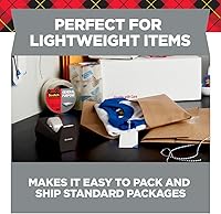 Vista 5 de Scotch Cinta de embalaje para envío, 1.88" x 109 yardas, ideal para embalaje, envío y mudanza, 6 rollos (3350L-6)