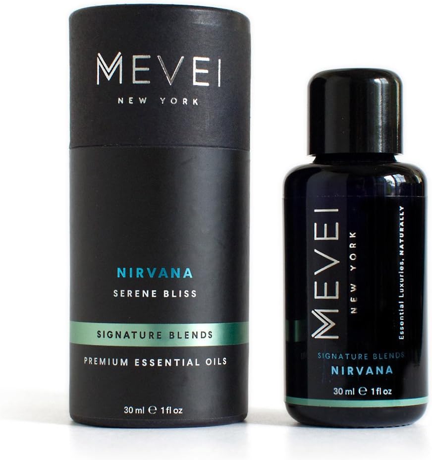 | Nirvana - Serene Bliss | Luxury Essential Oil Blend for Stress Relief | 100% Pure and Natural (1 fl oz/30 ml)