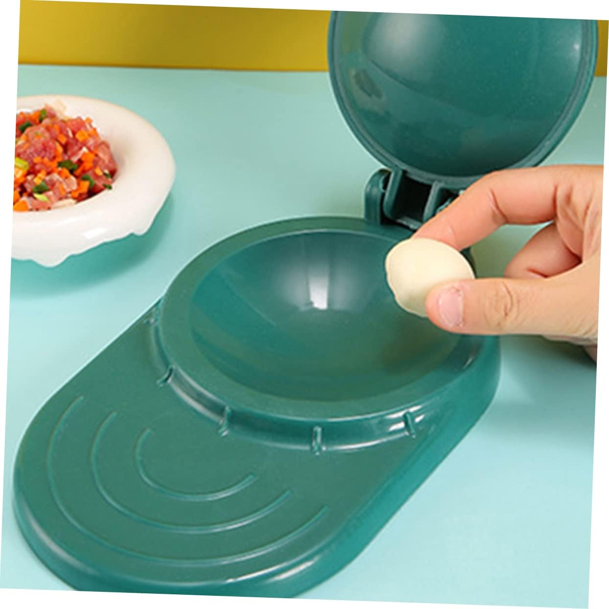 2pcs Dumpling Skin Press Mold Tamale Maker Dumpling Press Easy to Use for