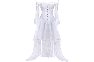 Christine Daae Crimson Embroidered Corset