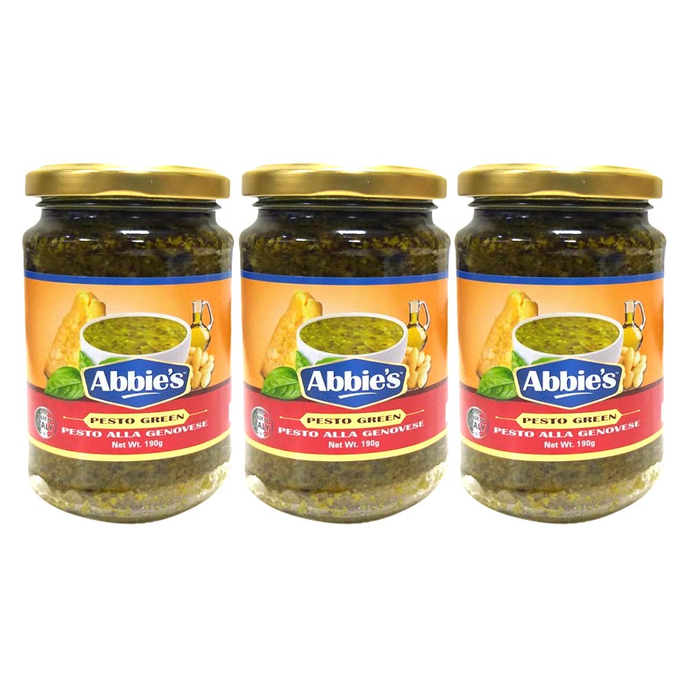 Sponsored Ad - Pesto Green Sauce 555 g (185 g X 3 units) Product of Italy