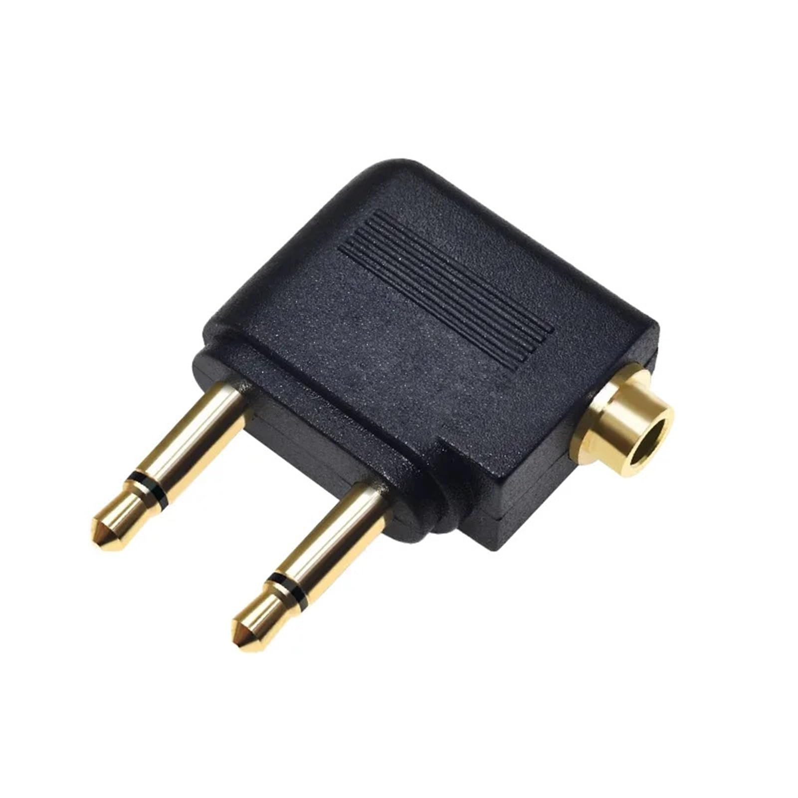 5 Pezzi da 3,5 mm a 2x3,5 mm Placcato Oro for Cuffie da Aereo, convertitore Audio Mono, Adattatore Splitter for Jack da Viaggio da 3,5 mm(20PCS)
