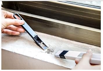 Generic Handheld Air Conditioning Door Window Cleaner Brush Trench Groove Shutter Cleaning Brush