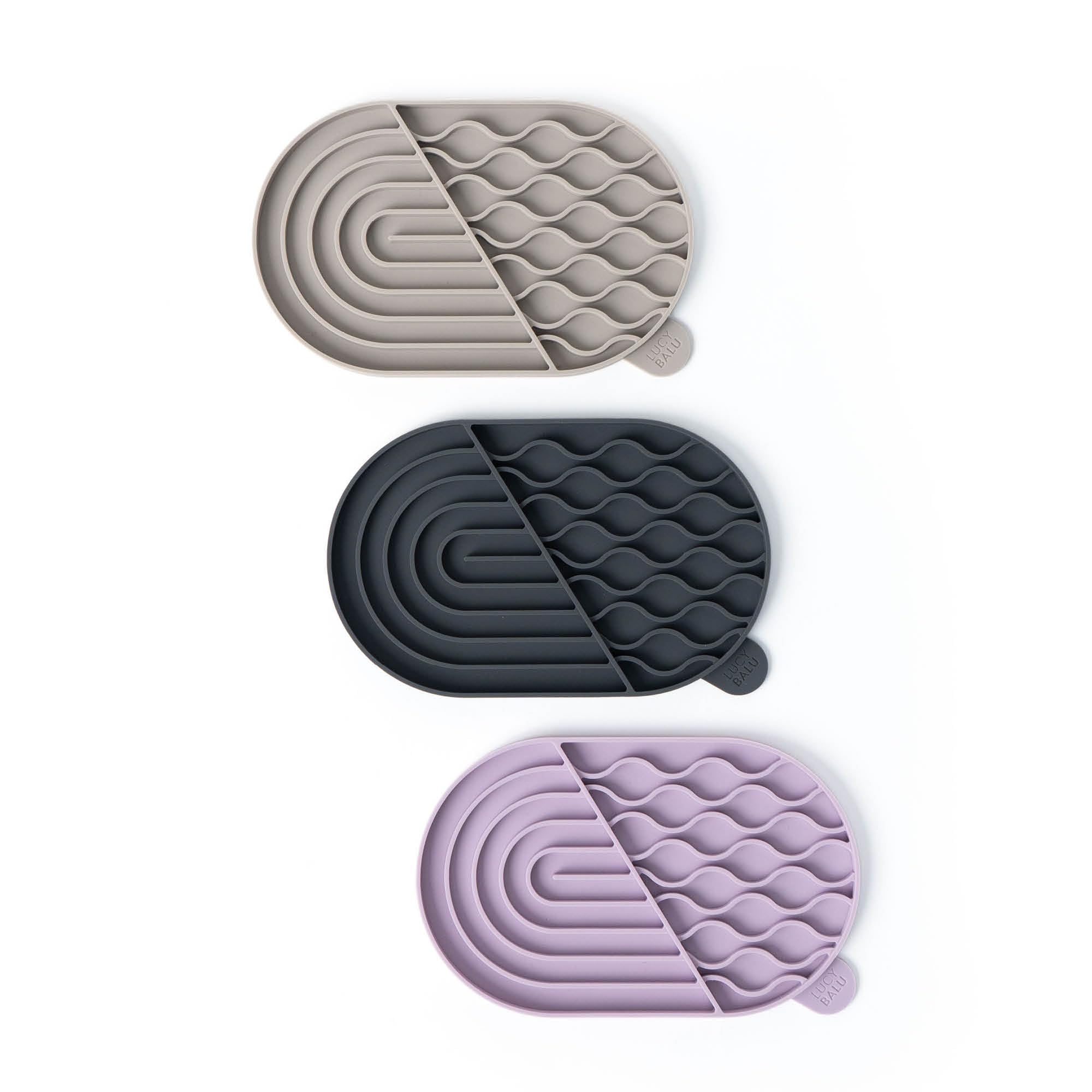 LucyBalu® Zenpad Tappetino leccalecca per gatti in silicone I Rosa