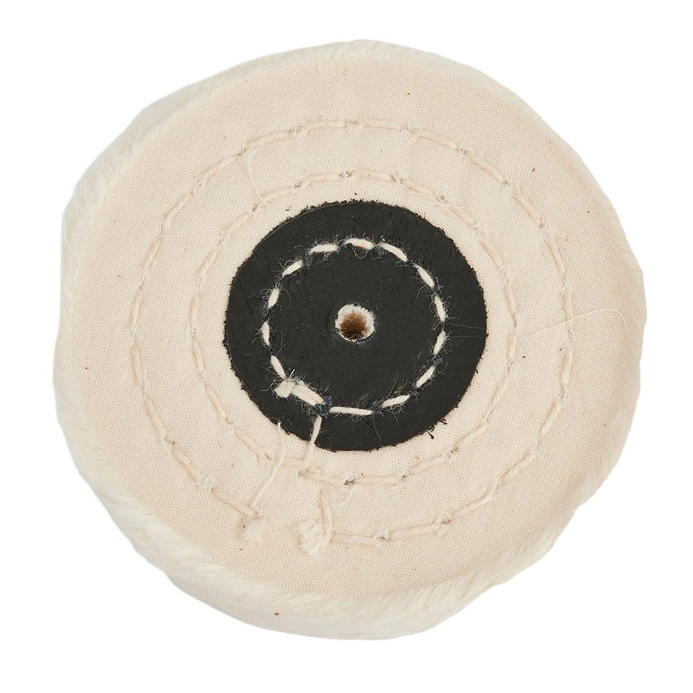 Baumwoll-Polierscheibe, Polierscheibe, weißes Fusseltuch, Schmuckspiegel-Pads, Durchmesser 50–150 mm(50mm)