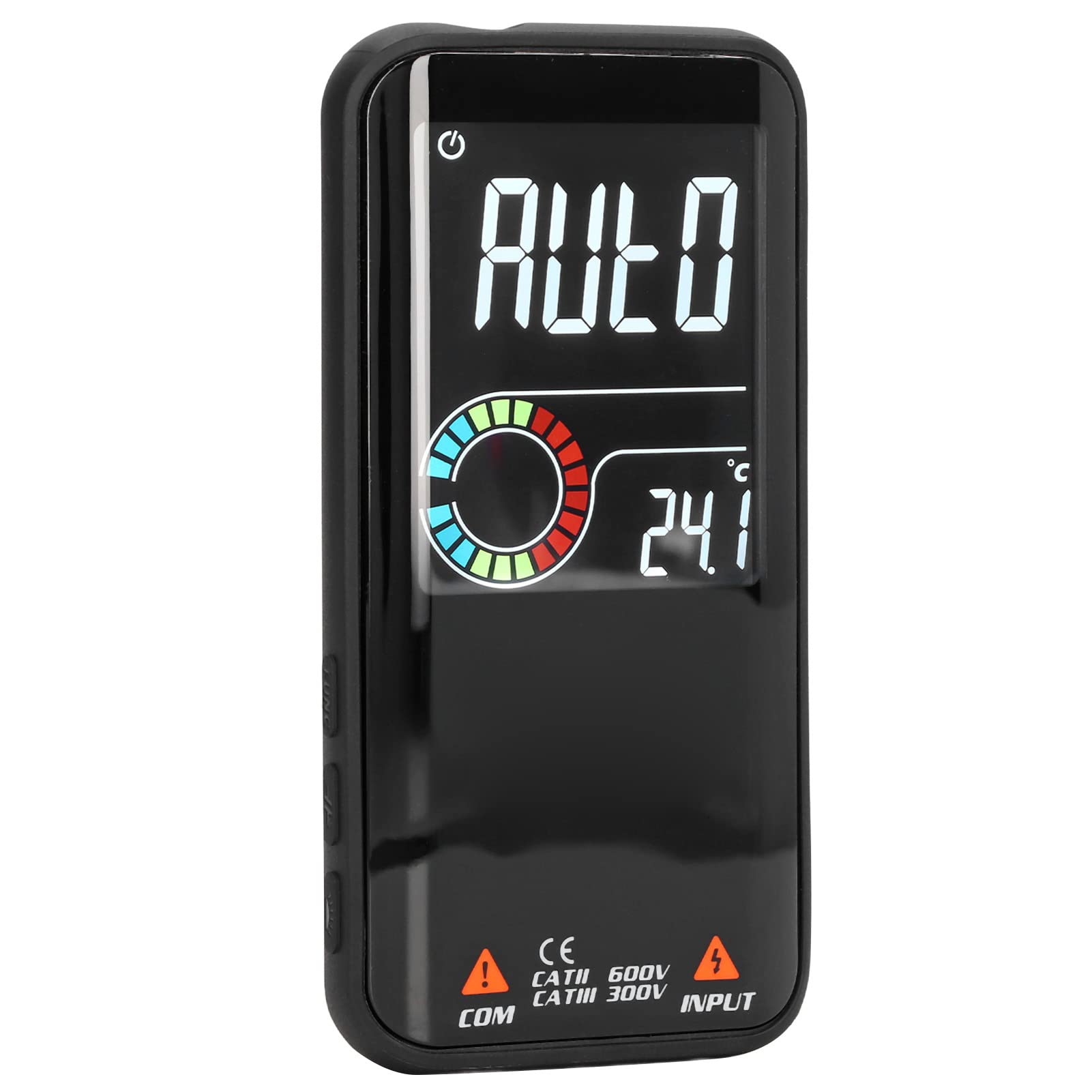 Multimetro Digitale Ricaricabile Misuratore di Tensione CA CC Ad Alta Precisione con Range Automatico per Elettricisti LCD a Colori Portatile 1 unità