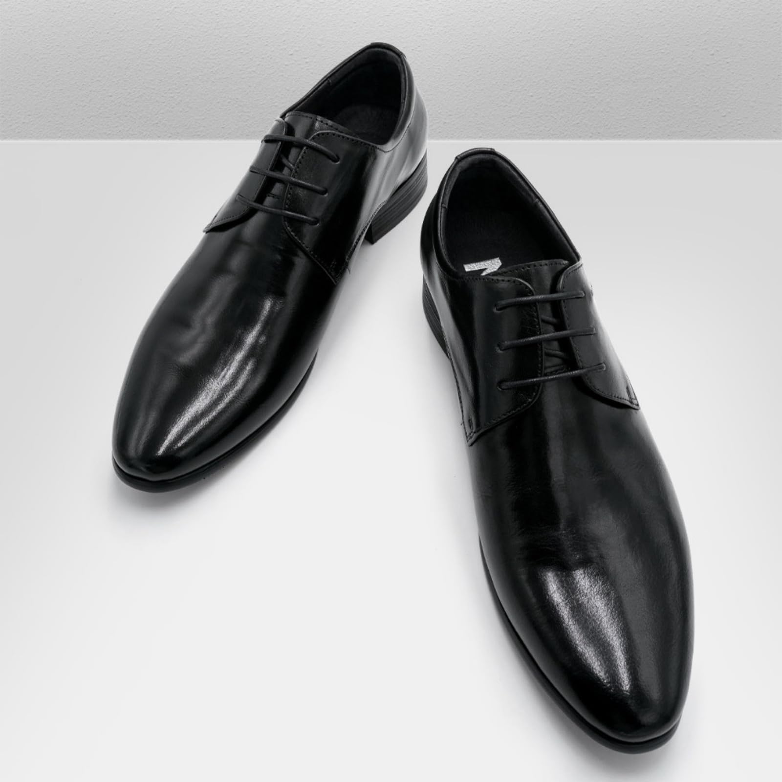 Scarpe Eleganti da Uomo Classiche Scarpe Oxford Stringate A Punta Scarpe Formali in Pelle per Lavoro E Matrimonio