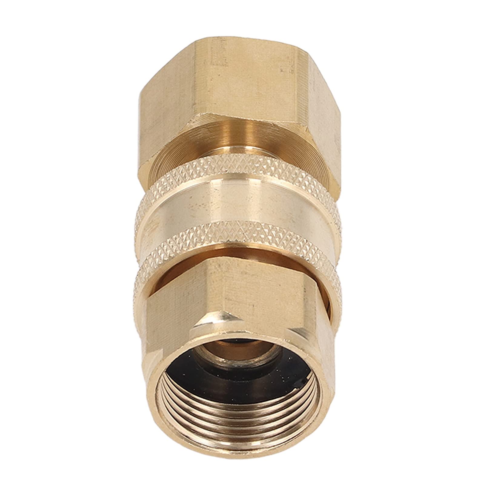 Cocoarm Raccordi Rapidi per Idropulitrice da 5000 PSI Rondella in Ottone e Acciaio Inossidabile Raccordi a Connessione Rapida Adattatore per Tubo Maschio Femmina per Pompa per Tubi Pistola a Spruzzo